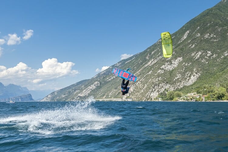 Gianmaria Coccoluto a Malcesine - kitesurf sul Lago di Garda