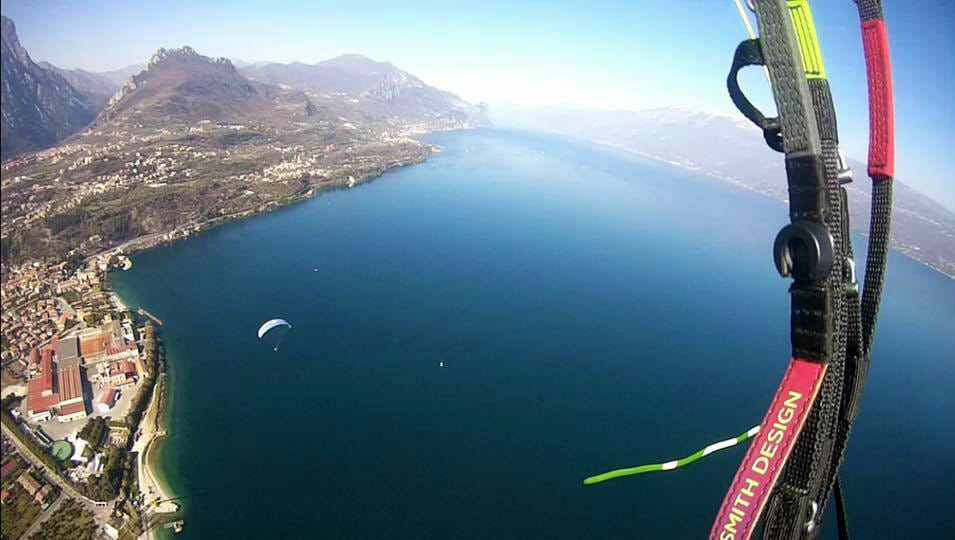 Tandem paragliding am Gardasee